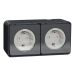 Schneider Electric Merten Mureva Styl Wandcontactdoos MUR36029 Grijs