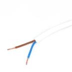 DYNAMIC VMVL ECA 2X0.75 WIT VINYLSNOER ECA ROND WIT R100