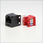 PANDUIT CJ5E88TGBL MOD JACK RJ45 CAT 5E ZWART