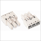 WAGO 770223 STEKER FEMALE 3P WIT