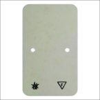 BERKER 105340 BODEMPLAAT BRANDWEREND OPB 2V