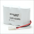 ECOLIGHT ELAC03.62.0045 ACCU 3.6V 4.5AH PACK D 3UUR