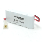 ECOLIGHT ELAC07.22.0015 ACCU 7.2V 1.5AH PACK