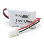 ECOLIGHT ELAC03.62.0015 ACCU 3.6V 1.5AH PACK SC