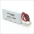 ECOLIGHT ELAC04.82.0015 ACCU 4.8V 1.5AH PACK SC