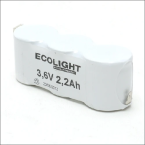 ECOLIGHT ELAC03.62.0022 ACCU 3.6V 2.2AH PACK 12D