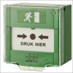 MAASLAND 2002SG NOODSCHAKELAAR GROEN DUBBELPOL