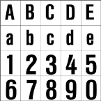 RZB 99223.013.A FOLIECIJFER H 120 MM GRO BUCH