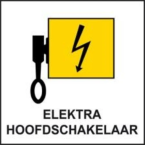 BRADY STN1014 PICTO ELEKTRA HOOFDSCHAKELAAR