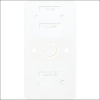 JUNG 328676WW BODEMPLAAT AP600 ALPINE WIT