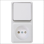 KOPP 109102007 COMBINATIE 1V ZA ARCT WIT STD