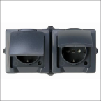 KOPP 137055001 WCD 2V RA DEKS IP44 HOR GS BED