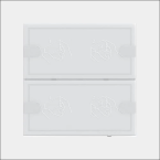 GIRA 5002003 KNX TASTSENS 4 KOMF 2V TS4 WT