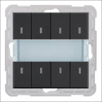 PEHA KNX BUSTASTER 8 FACH KNX BUSDRUKKNOP 8VOUDIG NOVA
