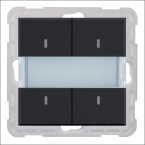 PEHA KNX BUSTASTER 4 FACH KNX BUS DRUKKNOP 4VOUDIG NOVA