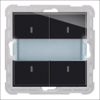 PEHA KNX BUSTASTER 4 FACH KNX BUSDRUKKNOP 4VOUDIG NOVA