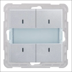 PEHA KNX BUSTASTER 4 FACH KNX BUS DRUKKNOP 4VOUDIG NOVA