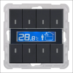 PEHA KNX THERMOSTAT NOVA KNX THERMOSTAAT NOVA MAT SCHWA