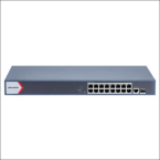HIKVISION DS3E1518PEIV2 SWITCH 16XPOE 1XGBIT 1XFIB