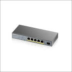 ZYXEL GS13506HPEU0101F SWITCH 6P CCTV POE plusNCC PRO