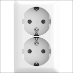 ABB BUSCH 202 EAPBJ524 WCD RA KV DUBBEL OPB BAP AWT