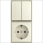 ABB BUSCH 2601520 EAPBJ522 WCD COMB RA SERIE OPB WT