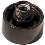 CORODEX 645 ZWART SCHROEFRAND 60W 109MM E27 ZW