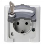 KOPP 104256004 WCD 1V RA IP44 SLOT 8 GS BLUE