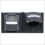 KOPP 131215003 WCD 2V RA DKS BEDR HOR IP44 AN