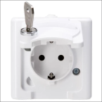 KOPP 103586003 WCD 1V RA IP44 SLOT 19 WT BLUE