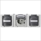 KOPP 131356005 WCD 3V RA DKS BEDR HOR IP44 GS