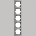 KOPP 407247000 AFDEKRAAM 5V STAAL HK07 PURE