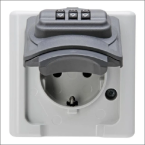 KOPP 109856007 WCD 1V RA IP44 CIJFERSLOT GS