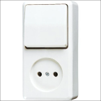 JUNG 646AWW COMBINATIE WISSEL AP600 ZONDER