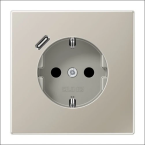 JUNG ES 152018 C WCDLADER LS EDELSTAAL USB C