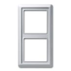 ABB BuschJaeger AllWeather IP44 Afdekraam 210233 Aluzilver