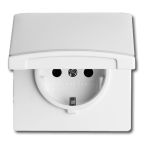 ABB BuschJaeger AllWeather IP44 Wandcontactdoos 20EUGRK34101 Alpinwit