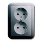 OUTLET ABB BuschJaeger Alpha Nea Wandcontactdoos 2002 EUJR205 2CKA002014A1359