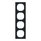 ABB BuschJaeger Art Linear Afdekraam 172445M Zwart mat