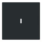 ABB BuschJaeger Art Linear Bedieningswip 1789 N45M Zwart mat