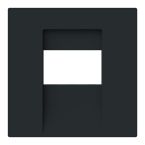 ABB BuschJaeger Art Linear Centraalplaat audioworld 176645M Zwart mat