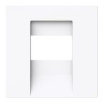 ABB BuschJaeger Art Linear Centraalplaat audioworld 176644G Verkeerswit glanzend