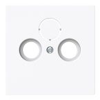 ABB BuschJaeger Art Linear Centraalplaat audioworld 174344G Verkeerswit glanzend