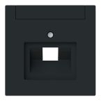 ABB BuschJaeger Art Linear Centraalplaat IAEUAE 180345M Zwart mat