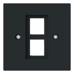 ABB BuschJaeger Art linear Centraalplaat RJ46 25610245M Zwart mat