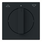 ABB BuschJaeger Art linear Draaiknop 174045M Zwart mat