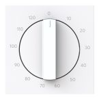 ABB BuschJaeger Art linear Draaiknop 177144G103 Verkeerswit glanzend