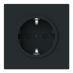 ABB BuschJaeger Art linear Wandcontactdoos 20 EUCRB45M Zwart mat