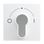 ABB BuschJaeger Balance SI Centraalplaat sleutelschakelaar 2557SLPZ914101 Alpinwit