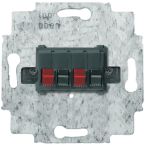 ABB BuschJaeger Basiselement Luidsprekercontactdoos 024805101 Zwart